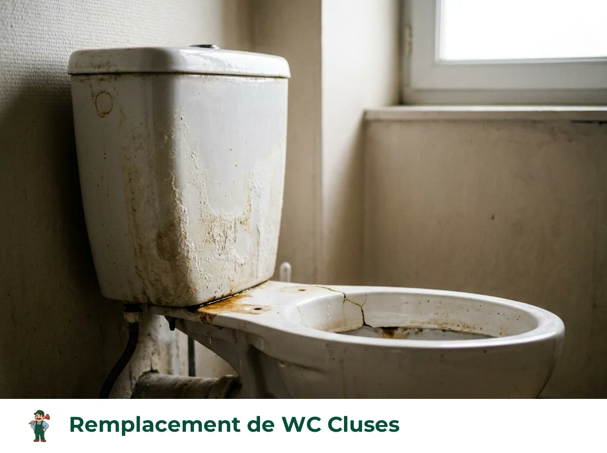 Remplacement de WC à Cluses