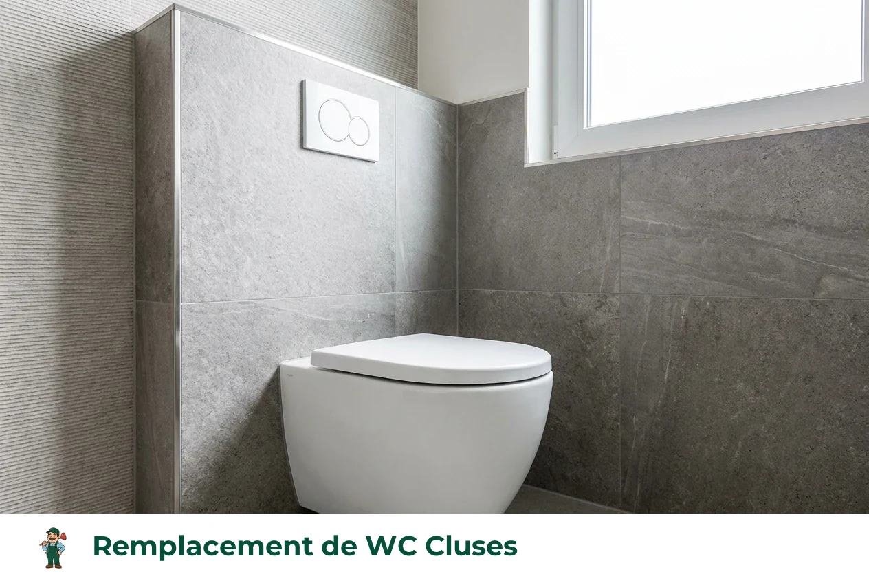 Remplacement de WC à Cluses