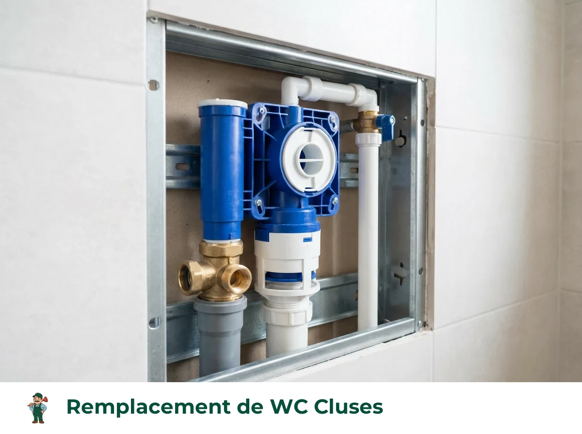Remplacement de WC à Cluses
